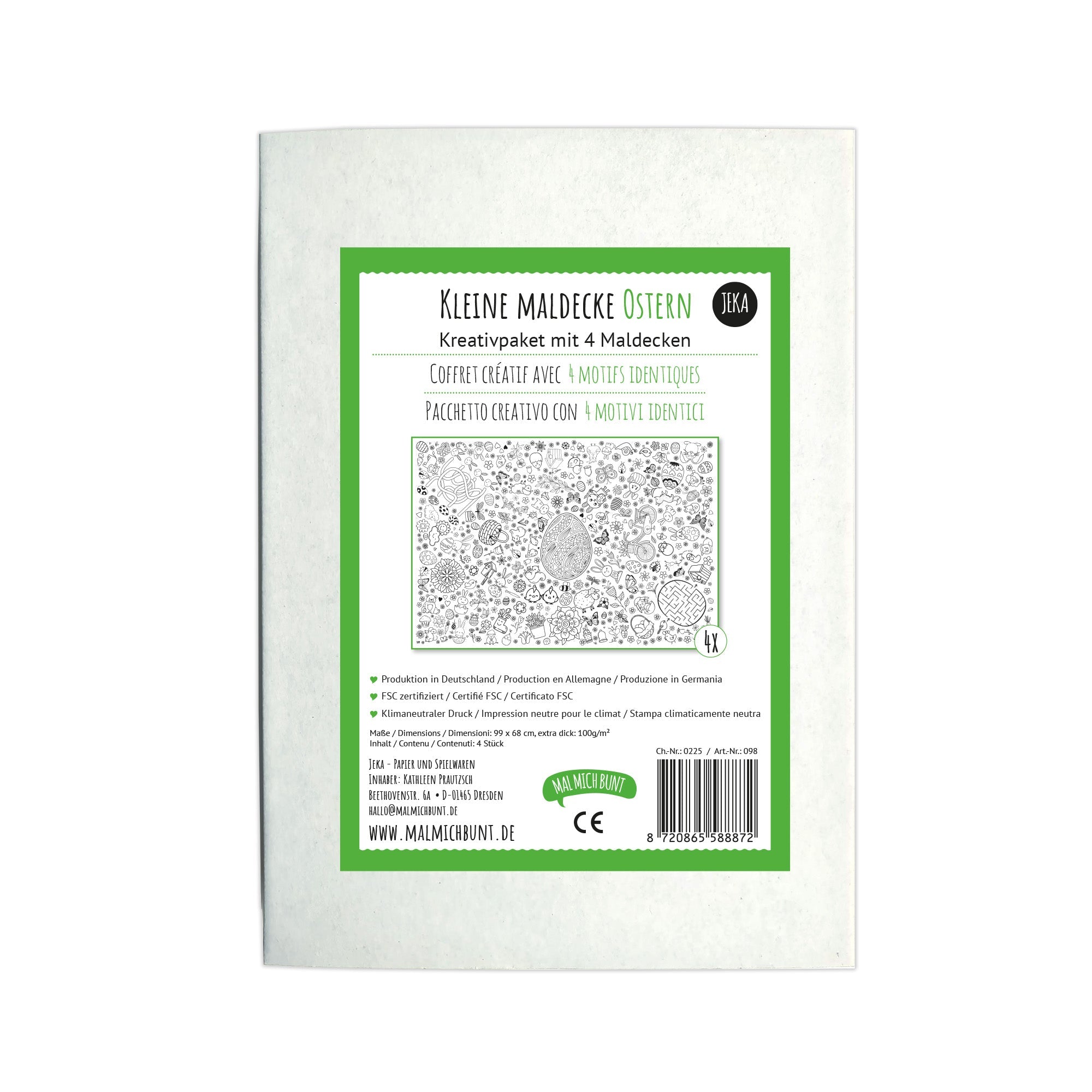 Kleine Maldecke Mix - Paket Ostern Jeka - malmichbuntbest.com
