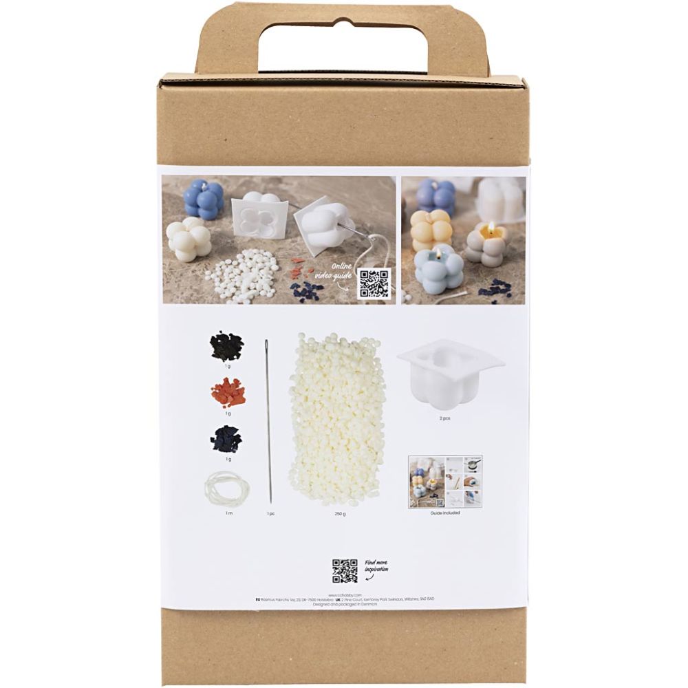 Kreativ Set Kerzengießen – Blasenkerzen aus Sojawachs selber machen Creativ Company - malmichbuntbest.com