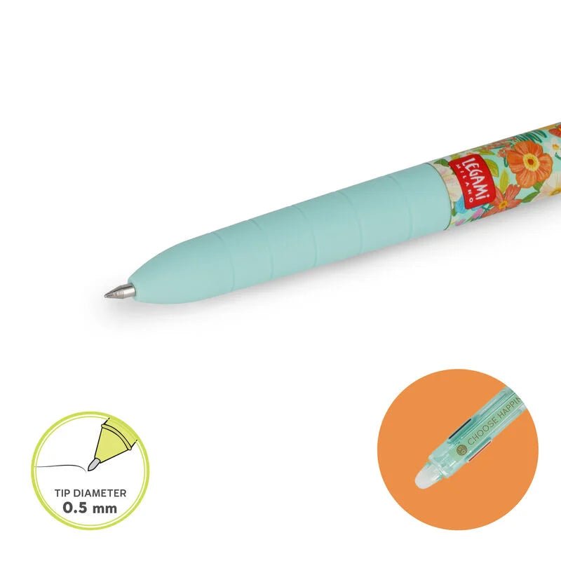 Legami Löschbaren Gelstift in 3 Farben - Flower Legami - malmichbuntbest.com