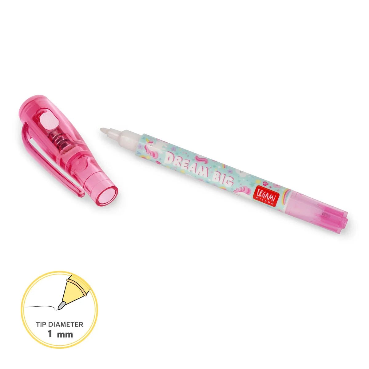 Legami Magic Pen - Stift mit Unsichtbarer Tinte Einhorn Legami - malmichbuntbest.com