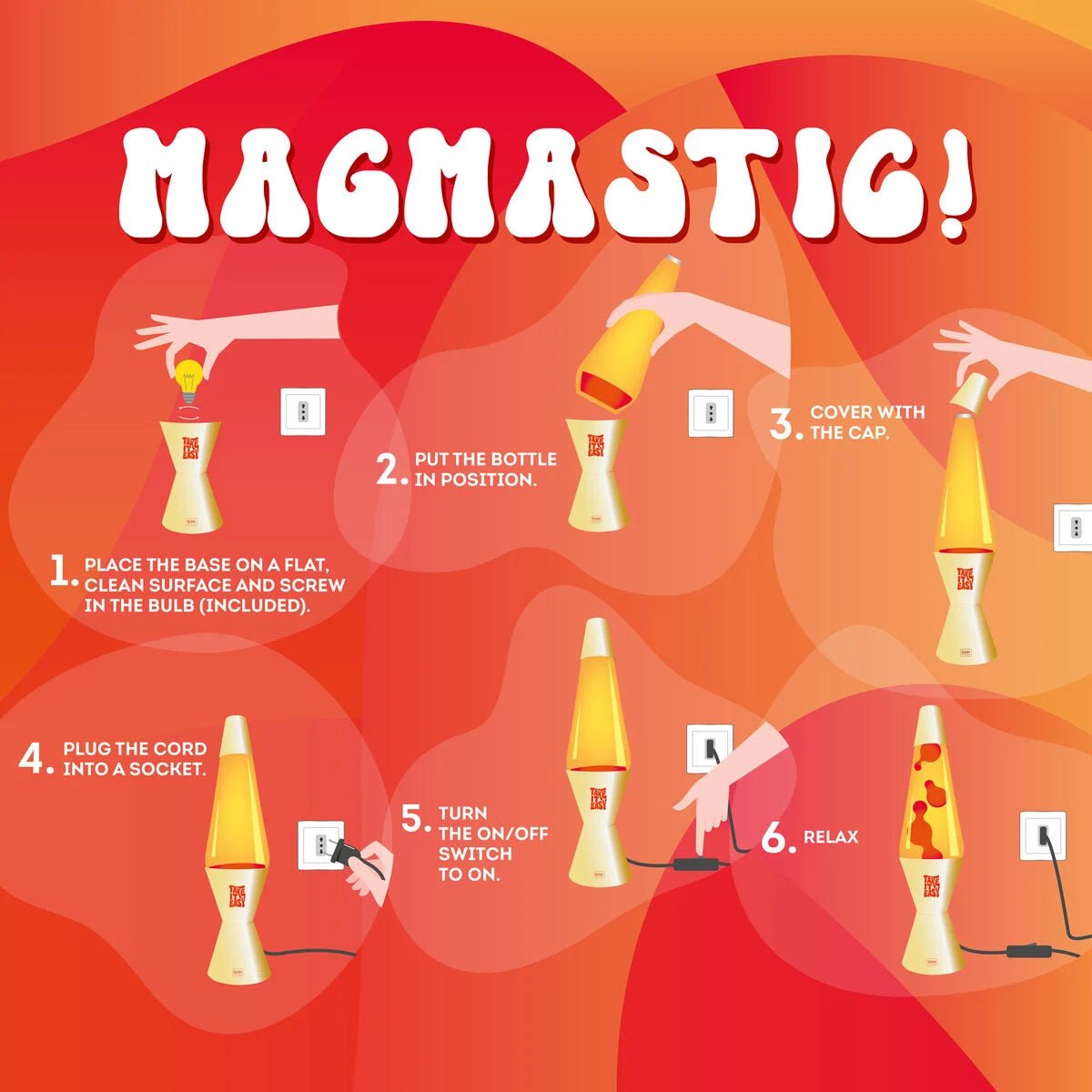 Legami Magmastic! Lavalampe - Gold Legami - malmichbuntbest.com