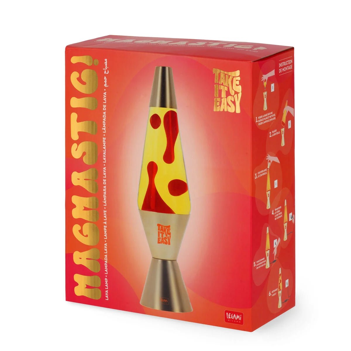 Legami Magmastic! Lavalampe - Gold Legami - malmichbuntbest.com