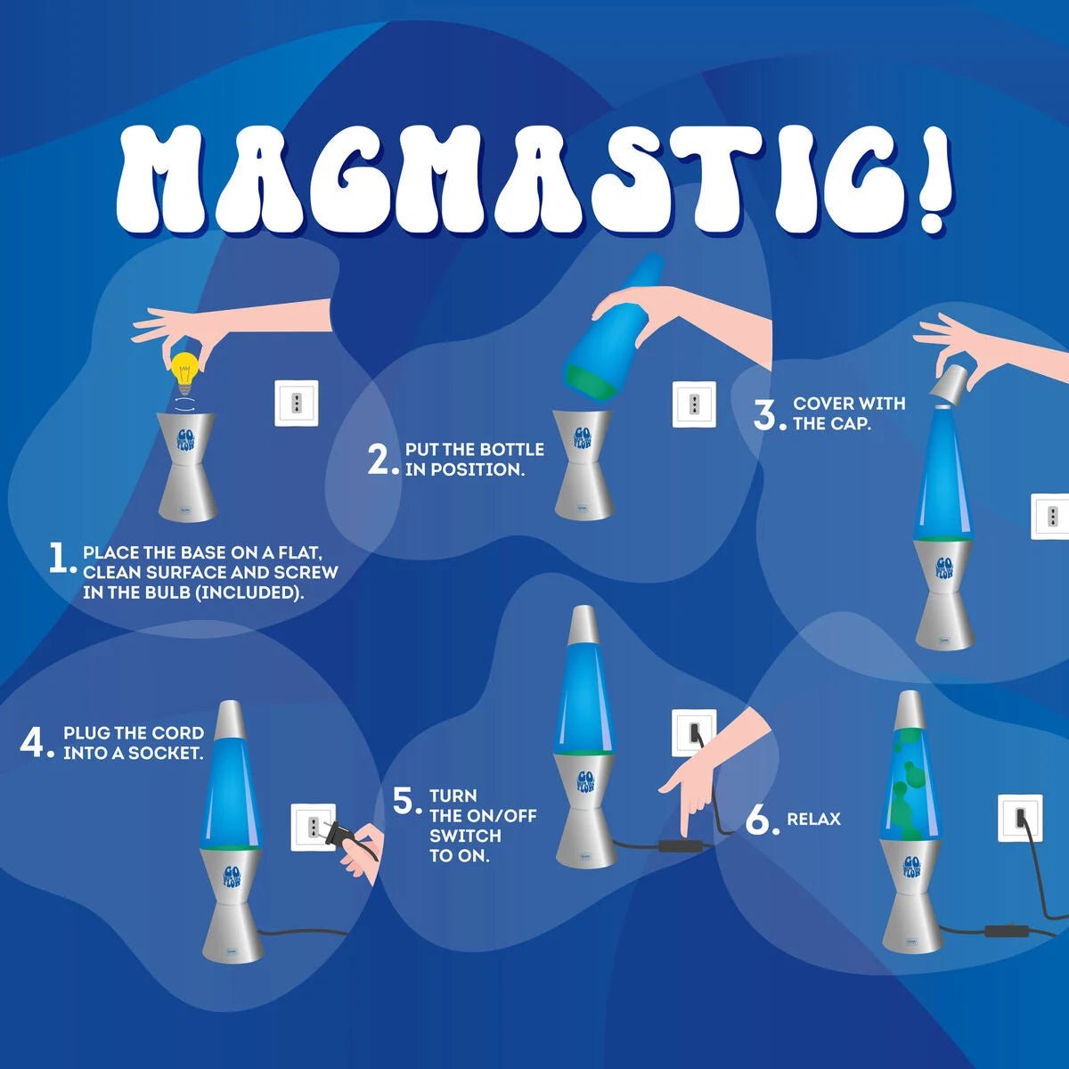 Legami Magmastic! Lavalampe - Silber Legami - malmichbuntbest.com