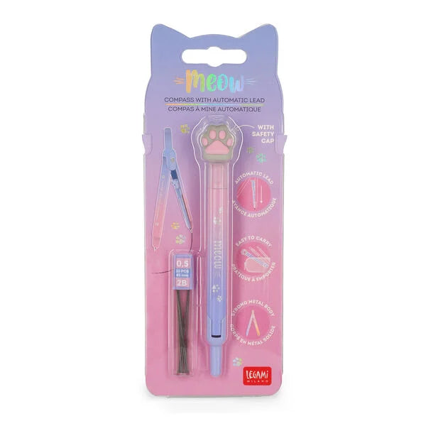 Legami Meow - Zirkel mit automatischer Mine
