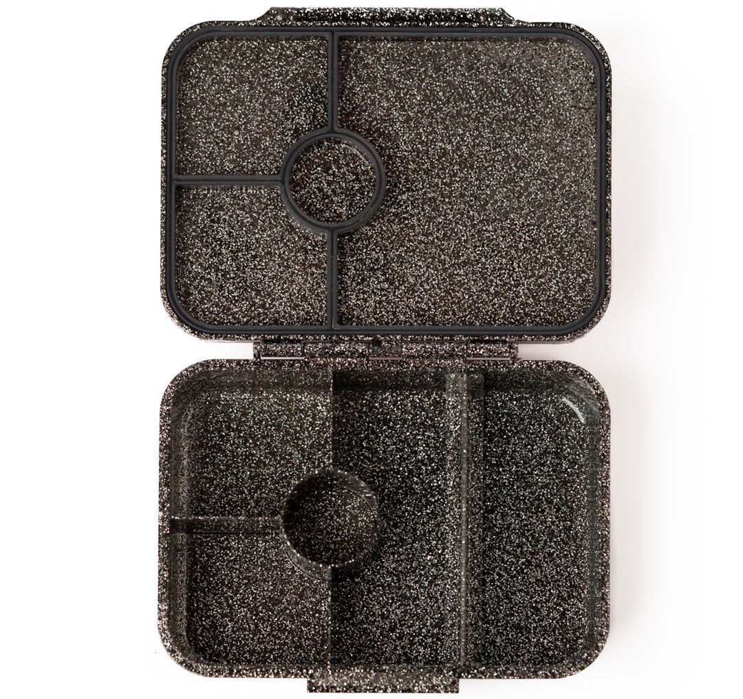 Lekkabox® Brotdose Glamour Glitzer Grau Lekkabox - malmichbuntbest.com