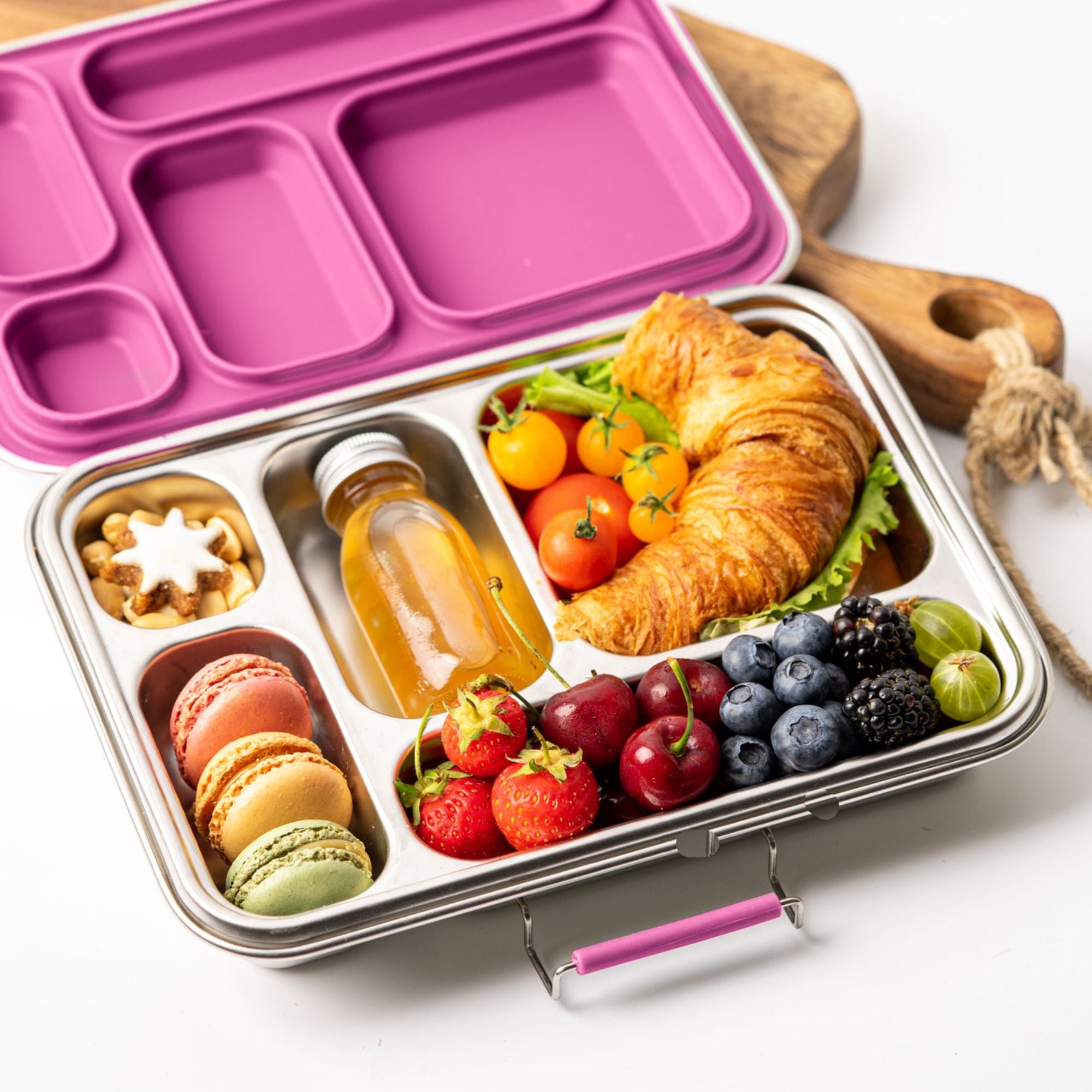 LEKKABOX® Edelstahl Brotdose Grande - Berry Lekkabox - malmichbuntbest.com