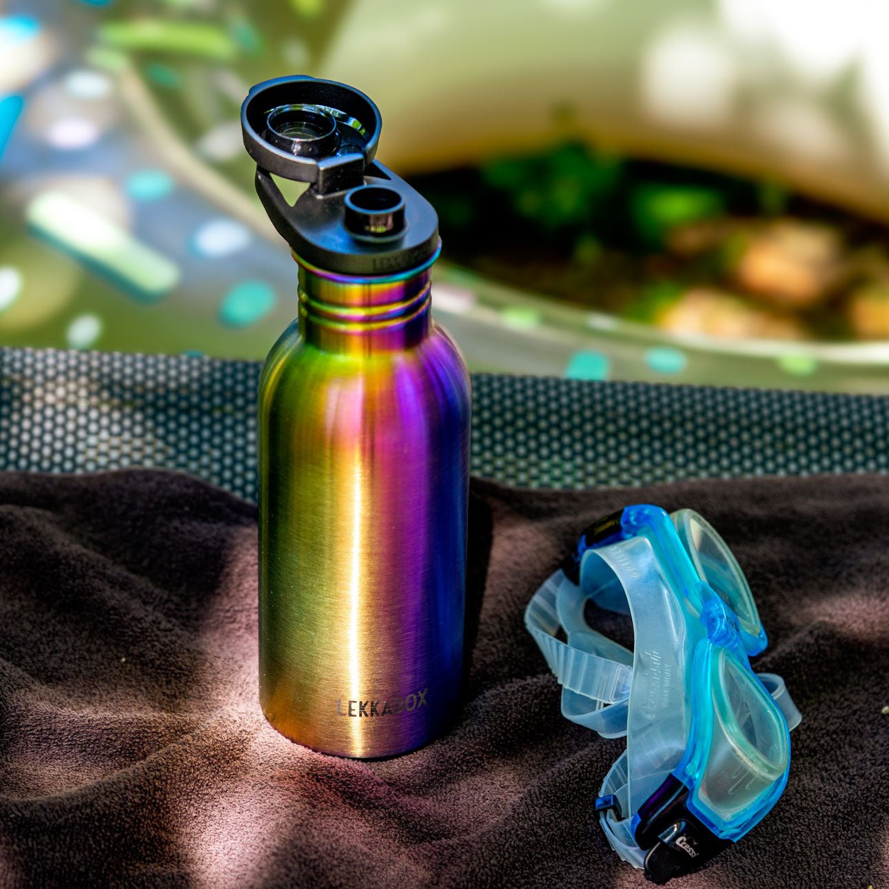 LEKKABOX® Trinkflasche – Rainbow Lekkabox - malmichbuntbest.com