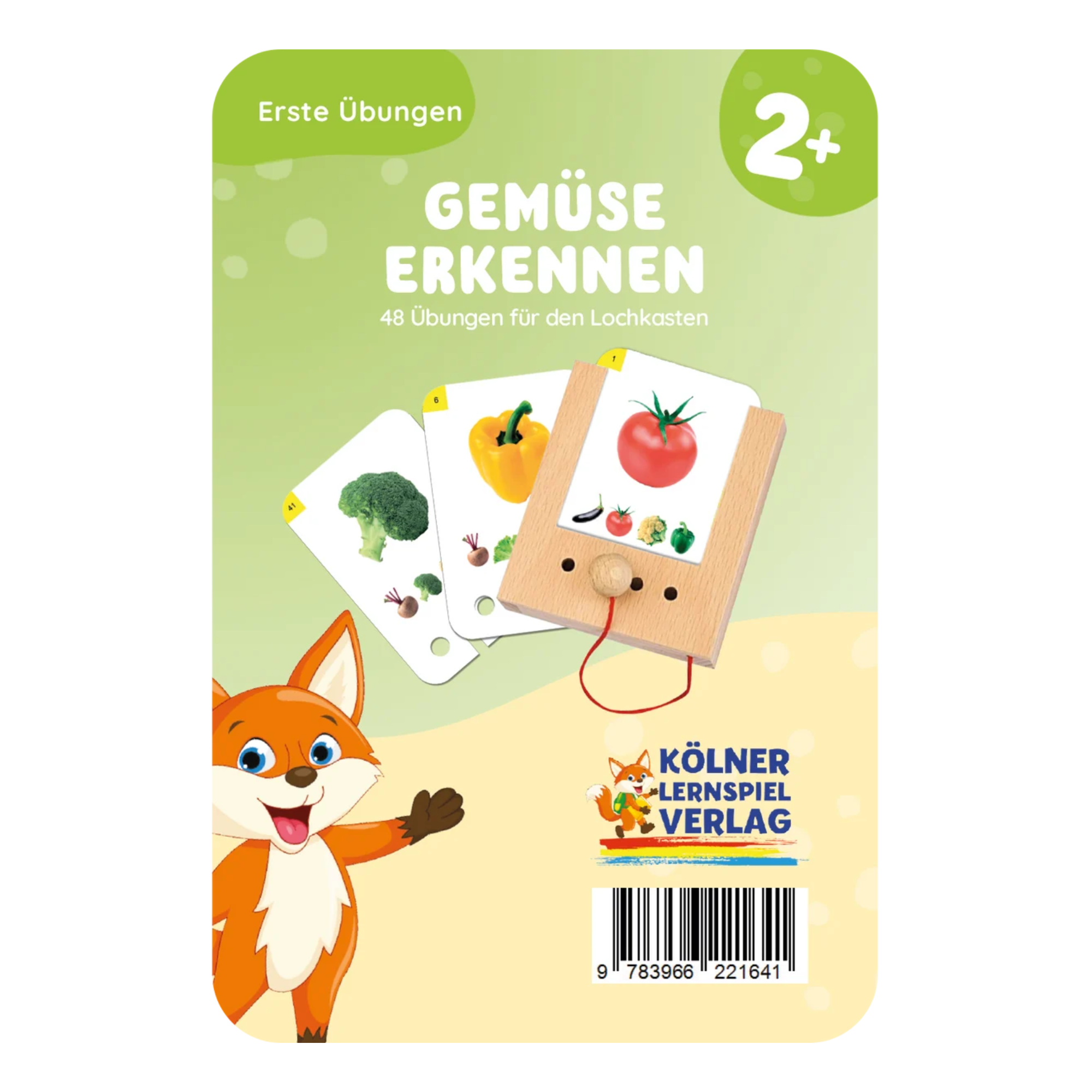 Erste Übungen - Gemüse erkennen für Lochkasten 2+
