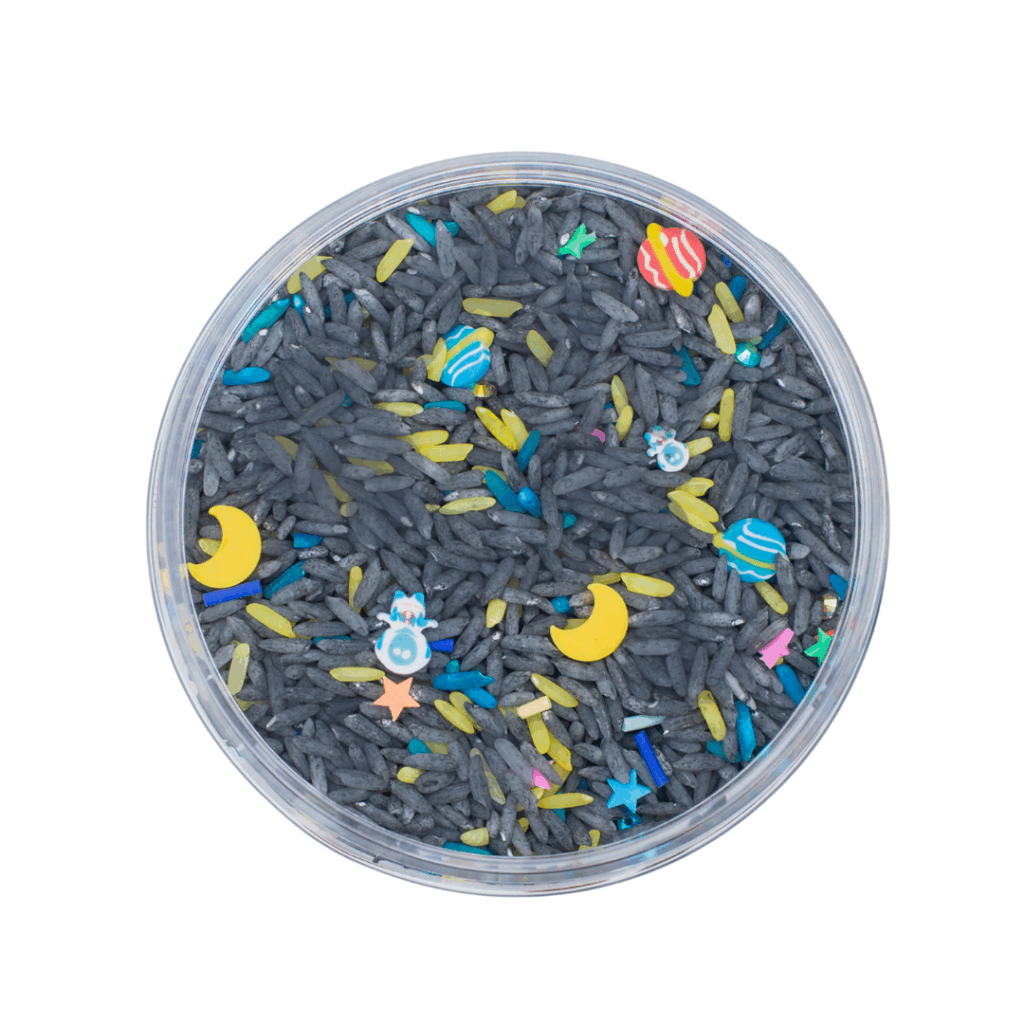 Leukmetletters - Sensorik-Spielreis – Weltraum-Mix Leukmetletters - malmichbuntbest.com
