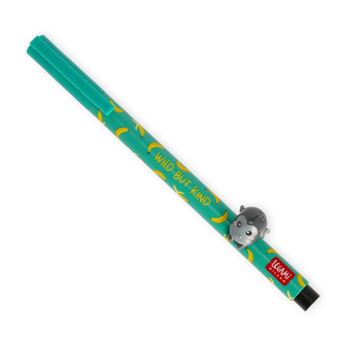 Lovely Friends Stift mit Deko-Tierchen Gorilla „Wild but Kind“ Legami - malmichbuntbest.com