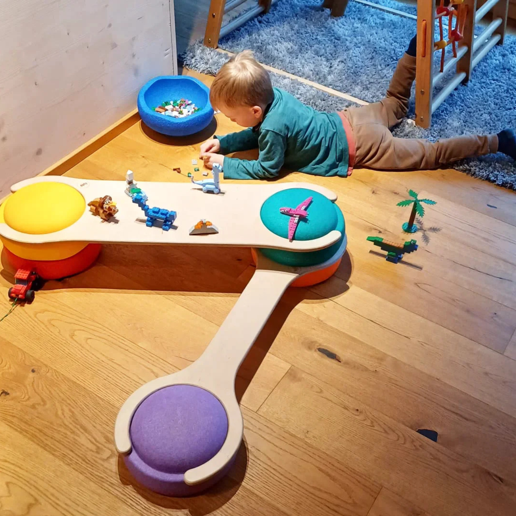 Lulo Kids Spielbretter für Stapelstein® 2er Set lulo kids - malmichbuntbest.com