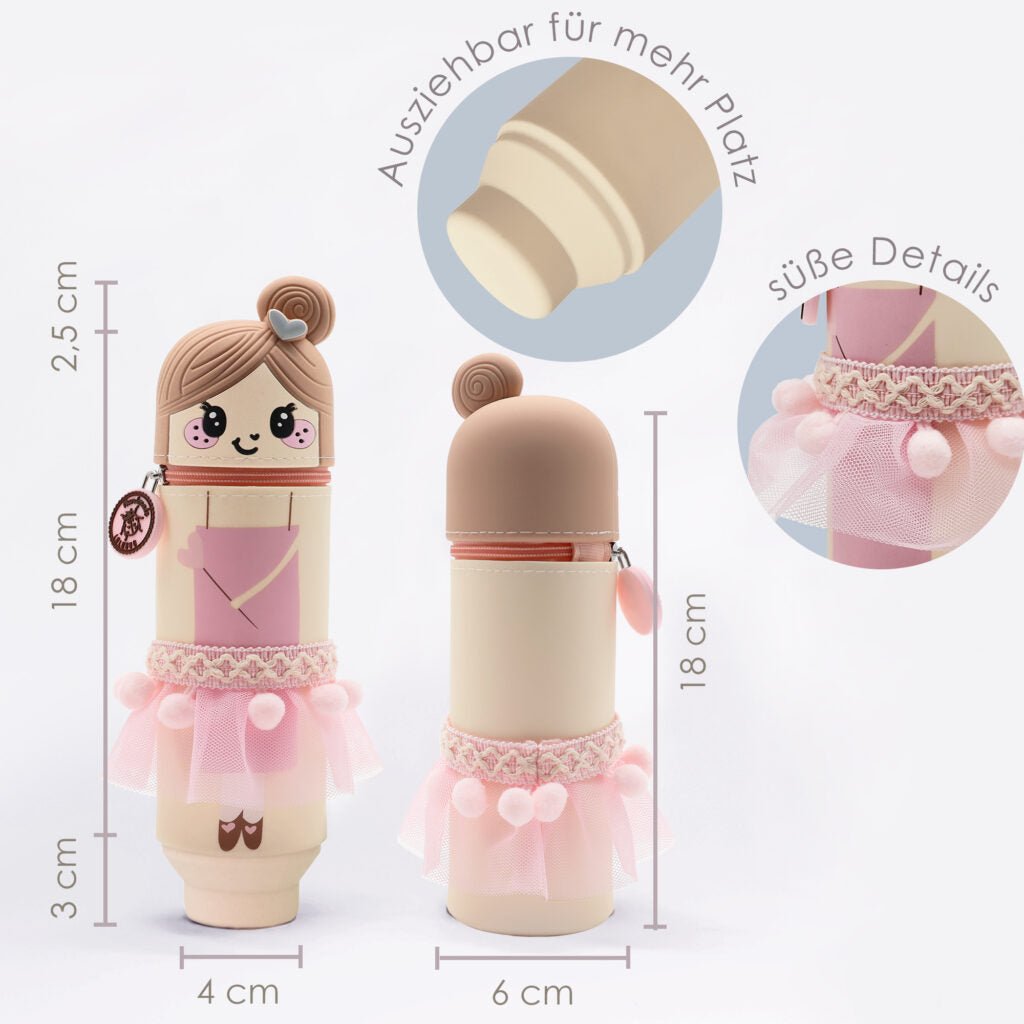 Lulubug lustiges Federmäppchen aus Silikon - Fee Sara Bell Trade - malmichbuntbest.com