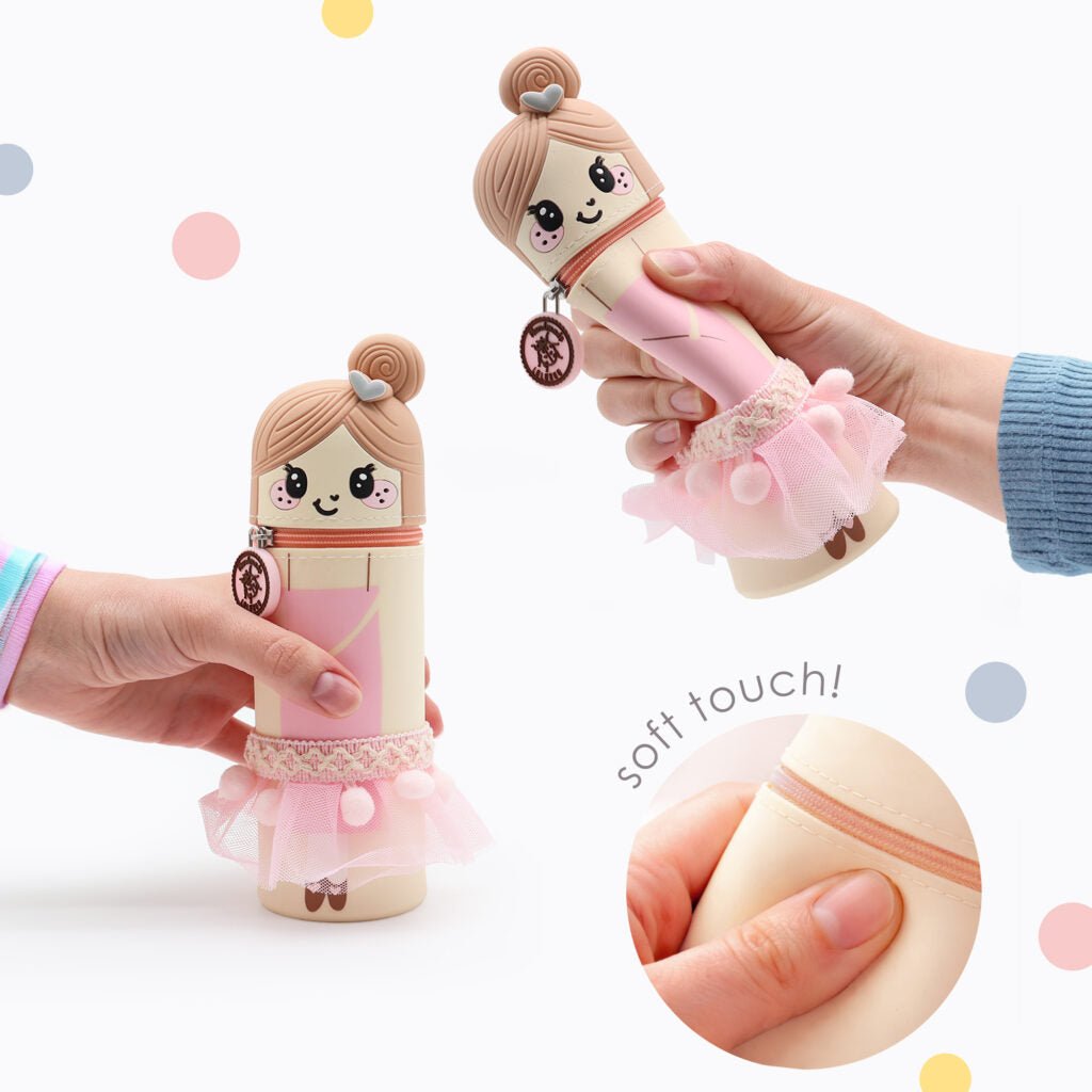 Lulubug lustiges Federmäppchen aus Silikon - Fee Sara Bell Trade - malmichbuntbest.com