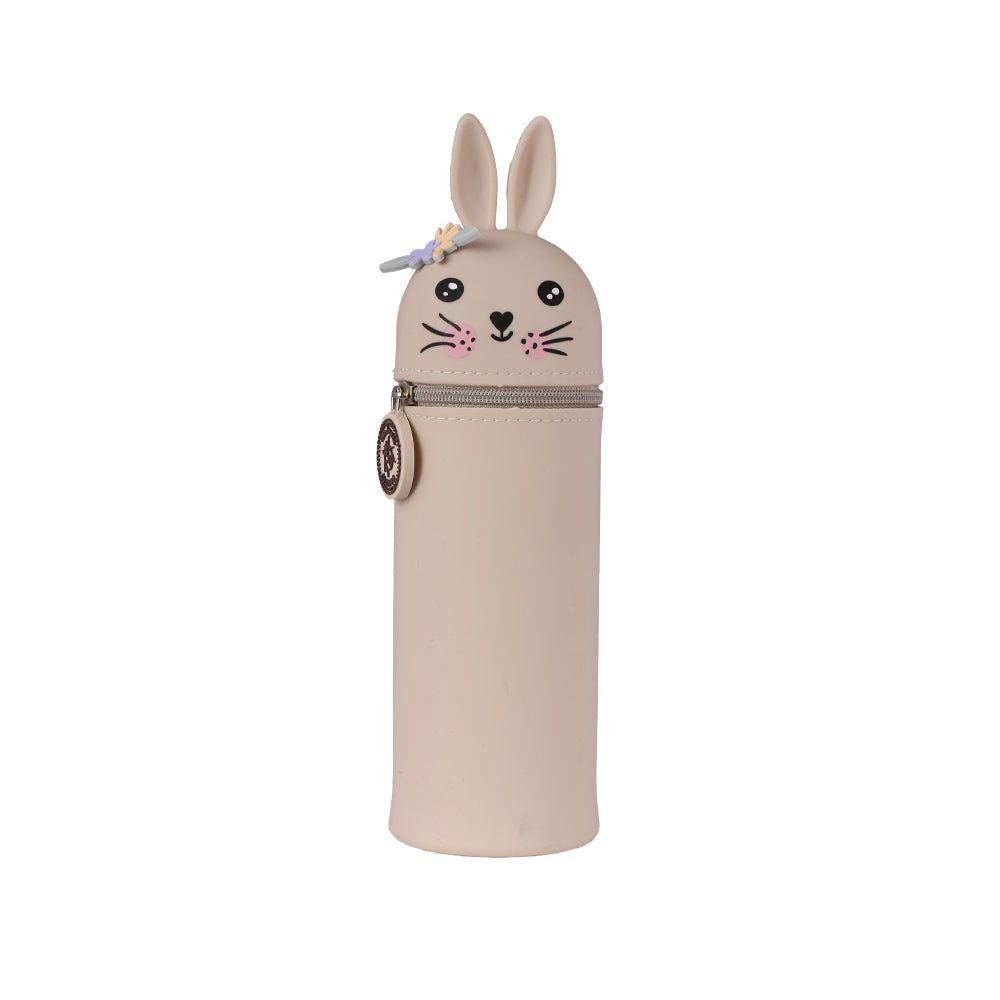 Lulubug Lustiges Tiermäppchen aus Silikon Hase „Hoppy“ Bell Trade - malmichbuntbest.com