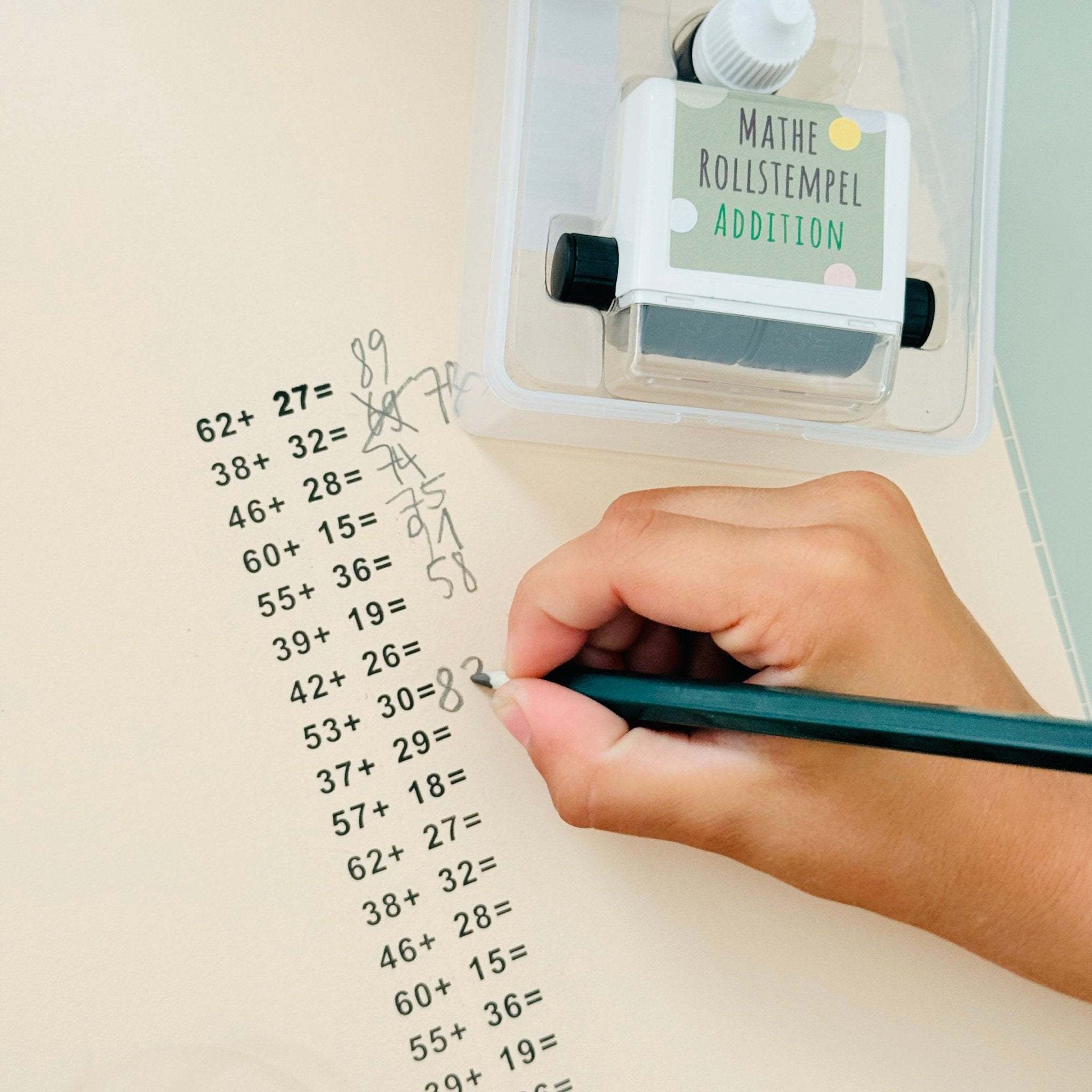 Lulubug Mathe Rollstempel "Addition" Bell Trade - malmichbuntbest.com