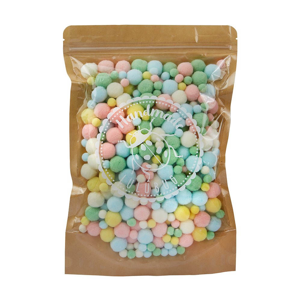 Lulubug PomPon Set, 500 Stück "Pastell" Bell Trade - malmichbuntbest.com