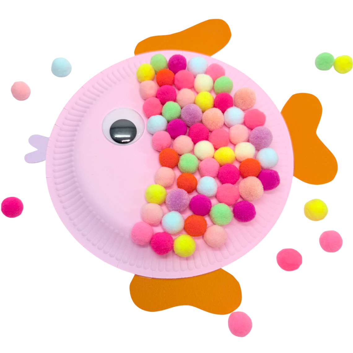 Lulubug PomPon Set, 500 Stück "Pastell" Bell Trade - malmichbuntbest.com