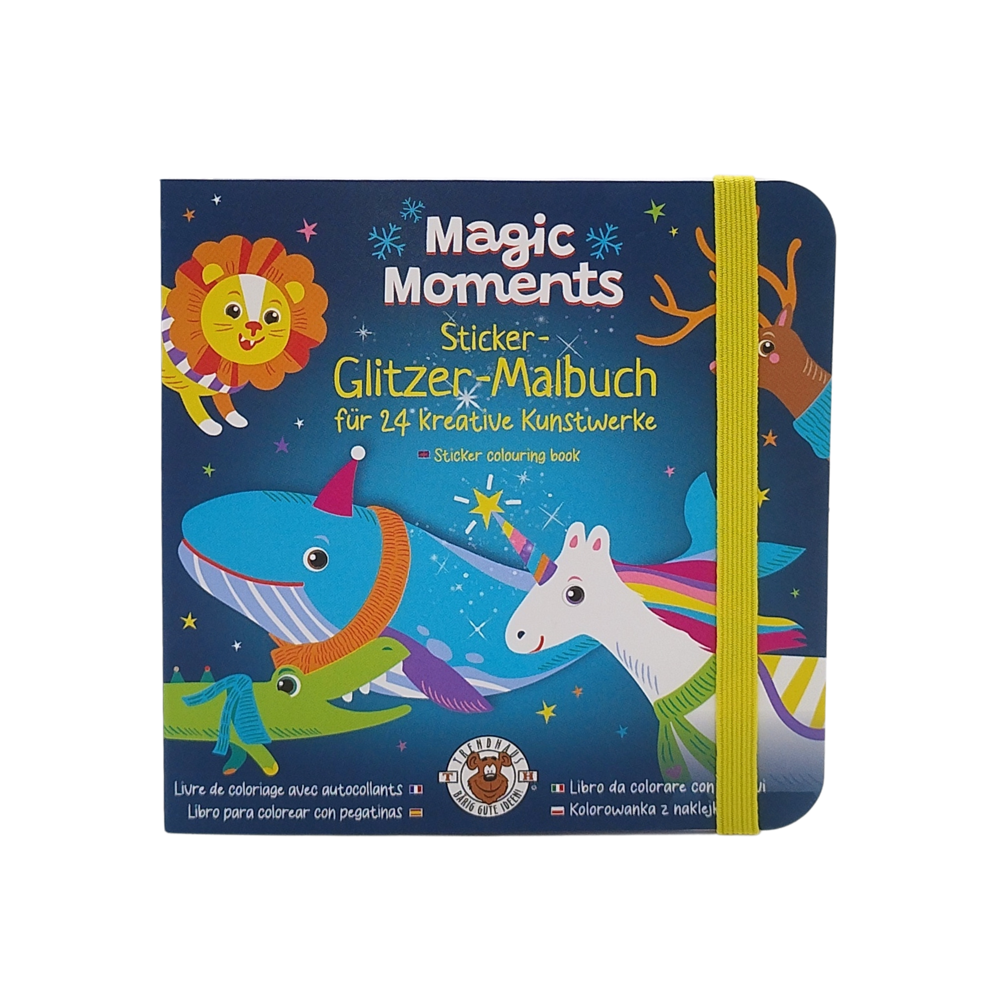 Magic Moments - Sticker Glitzer - Malbuch Trendhaus - malmichbuntbest.com