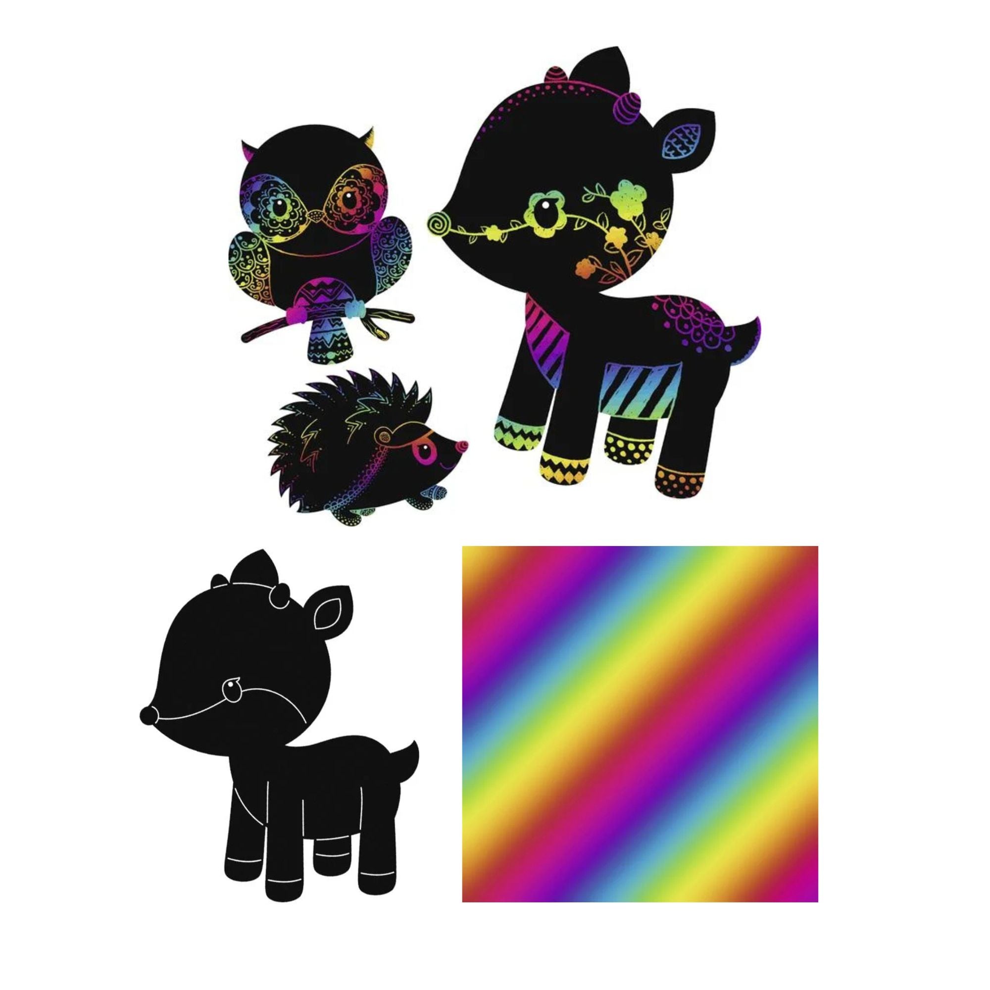 Magische Kratzel - Motive "Tiere" Ursus - malmichbuntbest.com