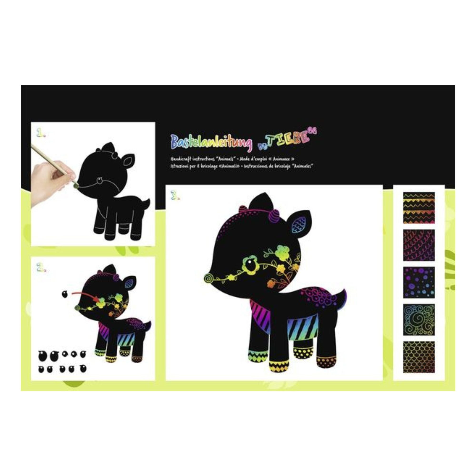 Magische Kratzel - Motive "Tiere" Ursus - malmichbuntbest.com