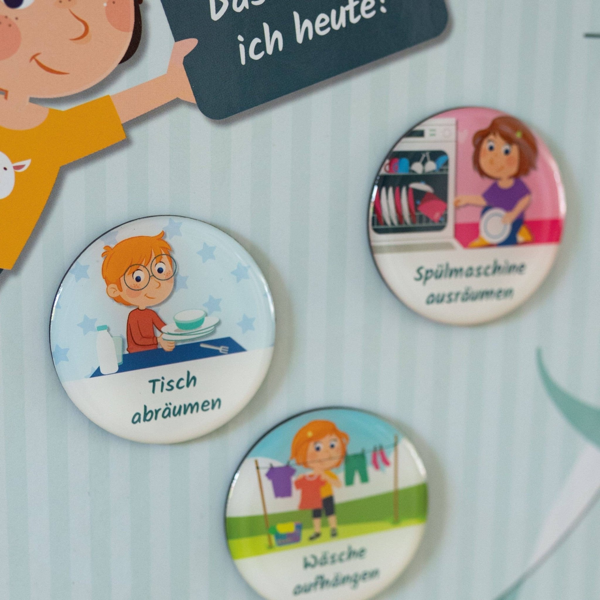 Magnet - Erweiterungs - Set "Kleine Helfer" Papierdrachen - malmichbuntbest.com