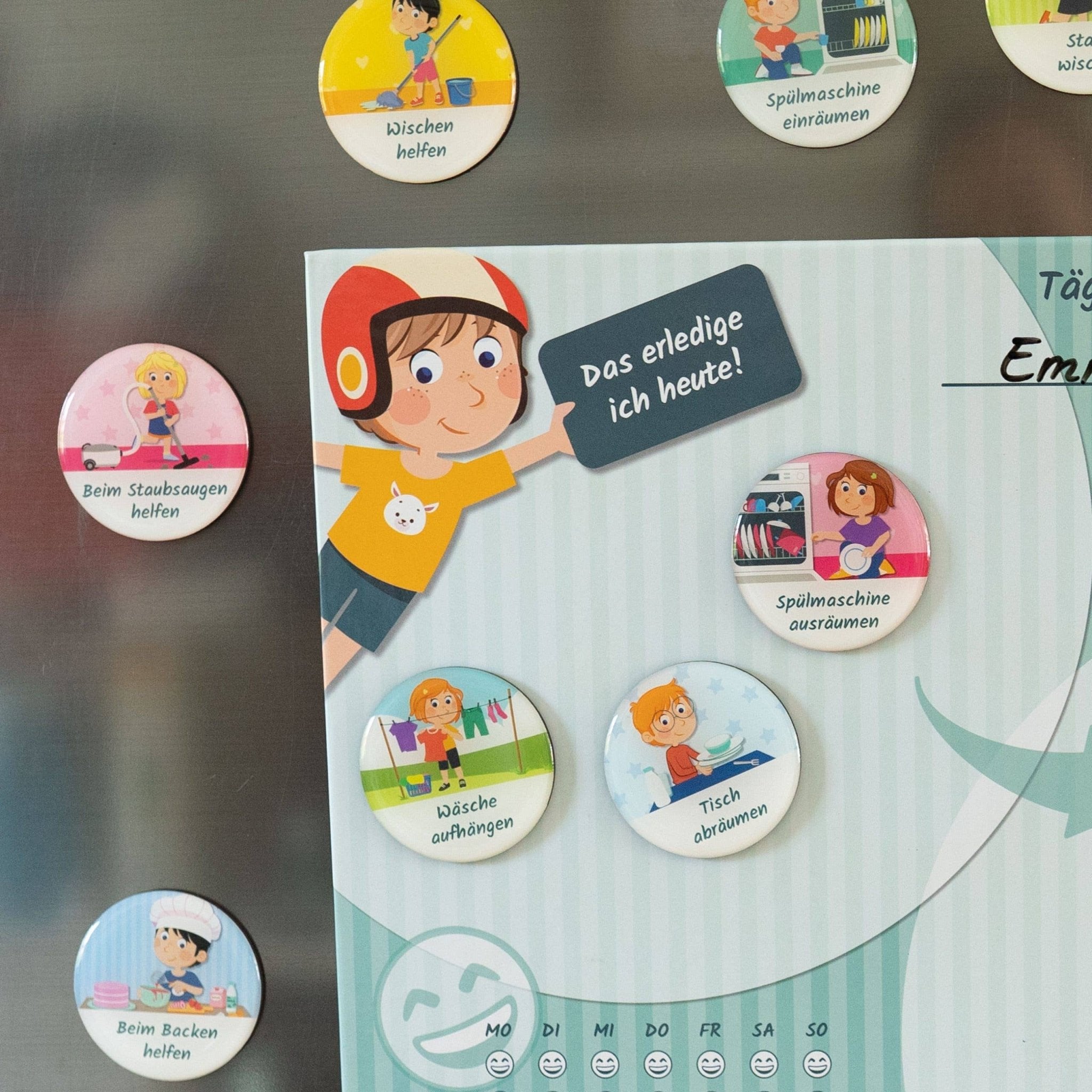 Magnet - Erweiterungs - Set "Kleine Helfer" Papierdrachen - malmichbuntbest.com