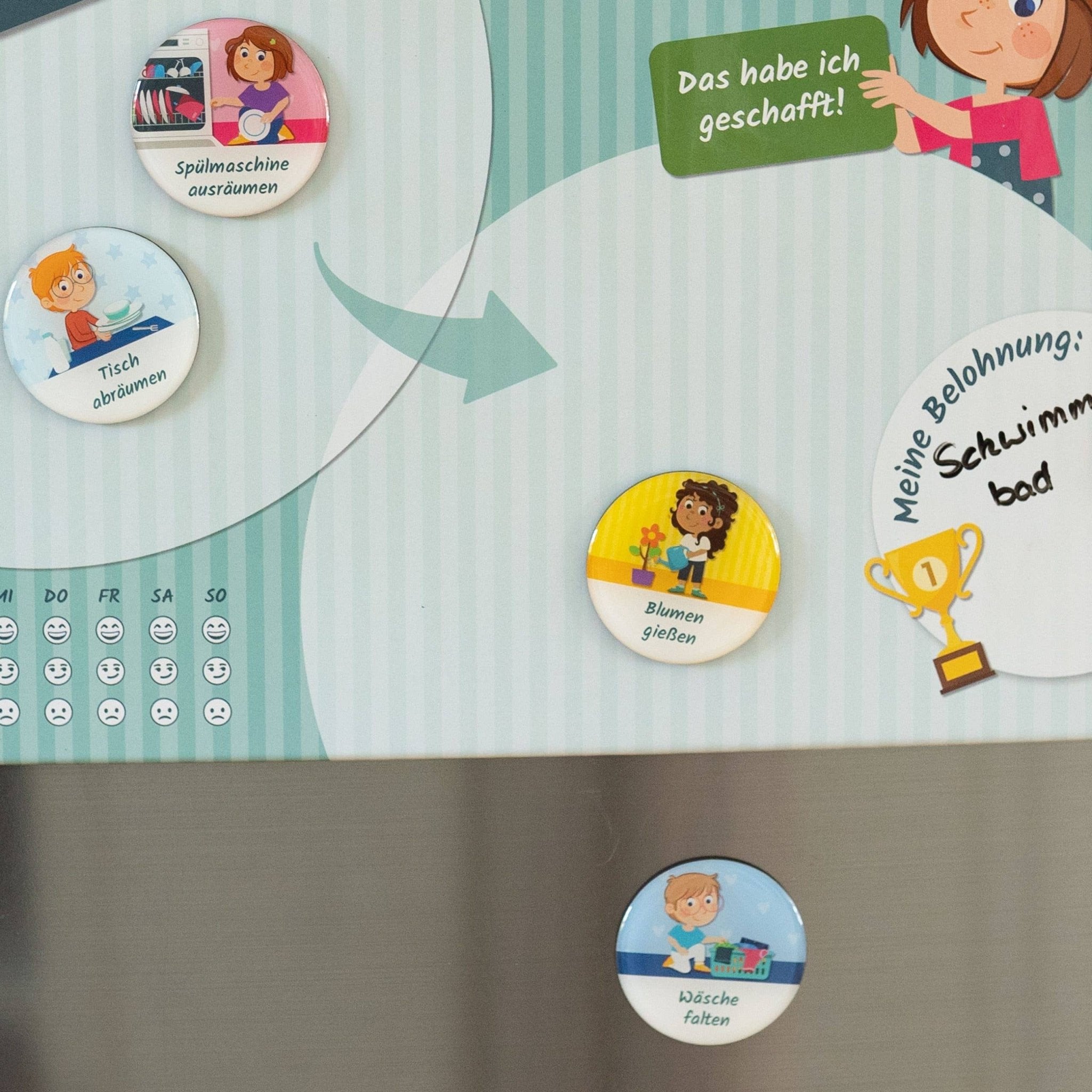 Magnet - Erweiterungs - Set "Kleine Helfer" Papierdrachen - malmichbuntbest.com