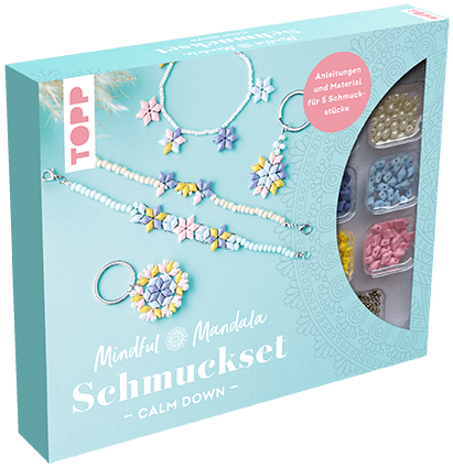 Mindful Mandala - Schmuckset Calm Down TOPP Verlag - malmichbuntbest.com