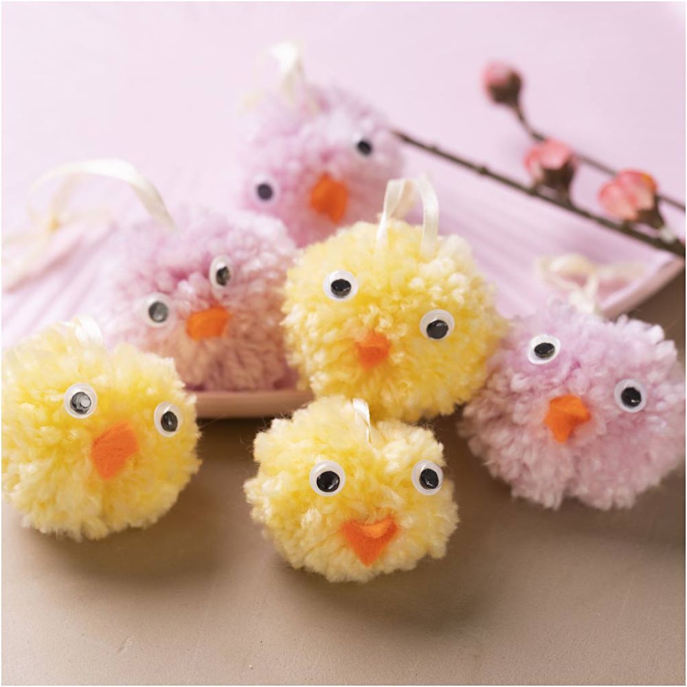 Mini Kreativ Set Pompons – Süße Küken selber basteln Creativ Company - malmichbuntbest.com