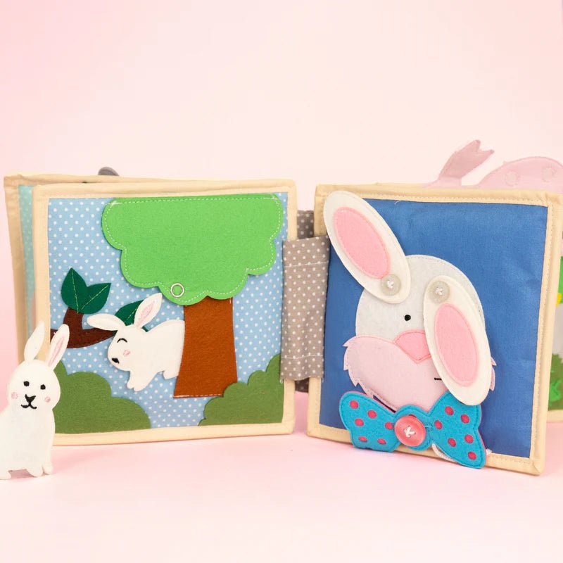 Mini Quiet Book "Funny Bunny" Jolly Designs - malmichbuntbest.com