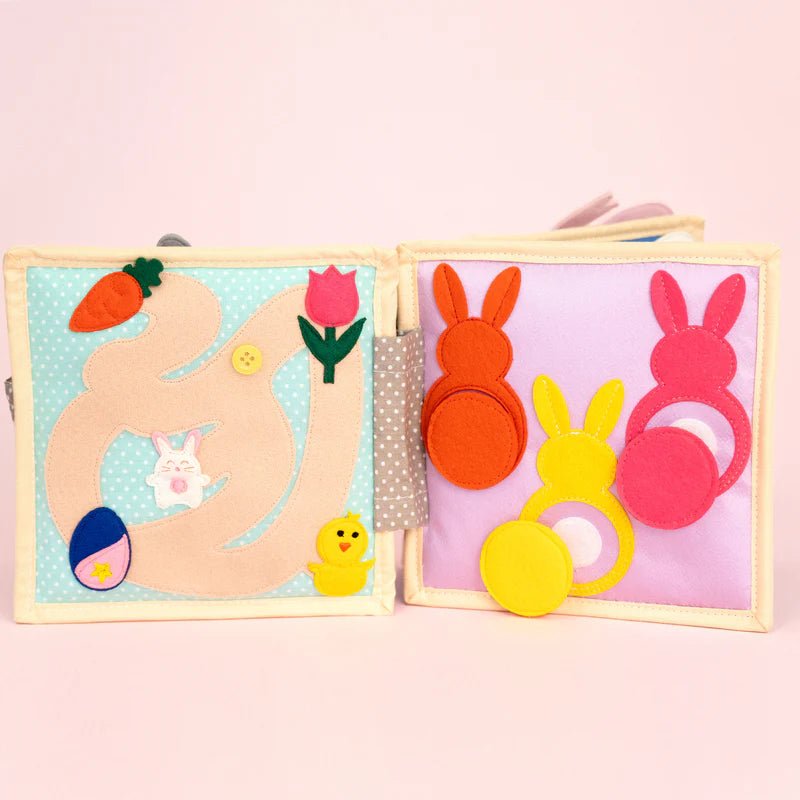 Mini Quiet Book "Funny Bunny" Jolly Designs - malmichbuntbest.com