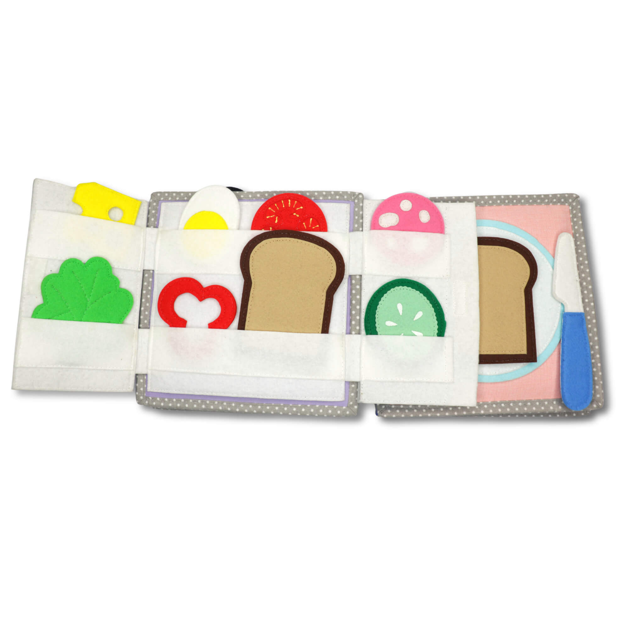 Mini Quiet Book "Kleiner Pilot" (ab 3 Jahren) Jolly Designs - malmichbuntbest.com