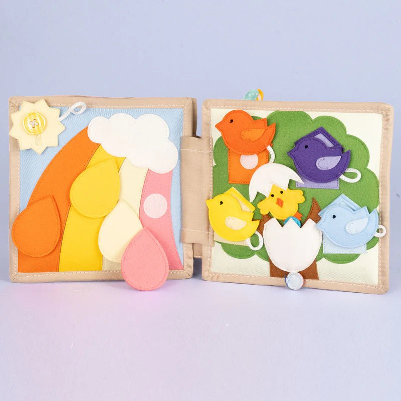 Mini Quiet Book "Montessori Baby" Jolly Designs - malmichbuntbest.com