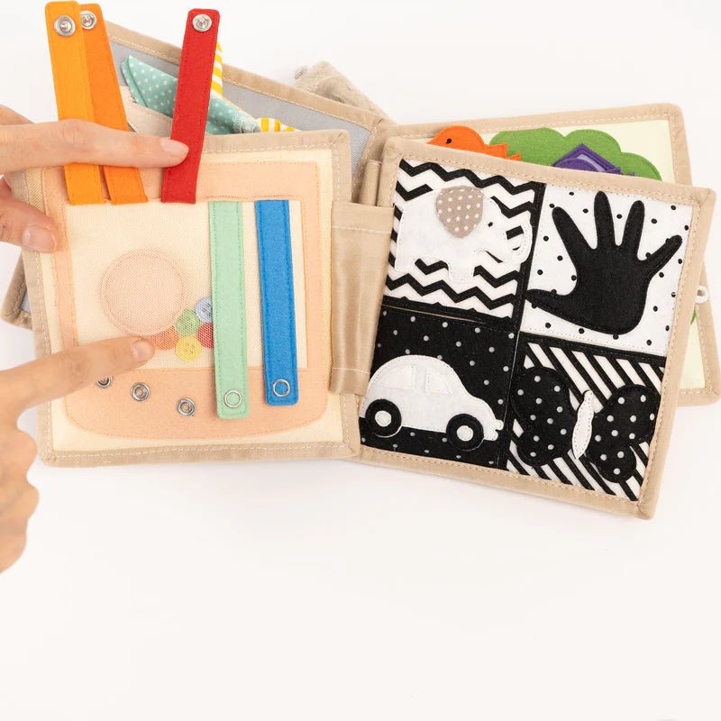 Mini Quiet Book "Montessori Baby" Jolly Designs - malmichbuntbest.com