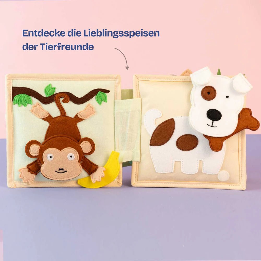 Mini Quiet Book "Tierfreunde" (ab 4 Monaten) Jolly Designs - malmichbuntbest.com
