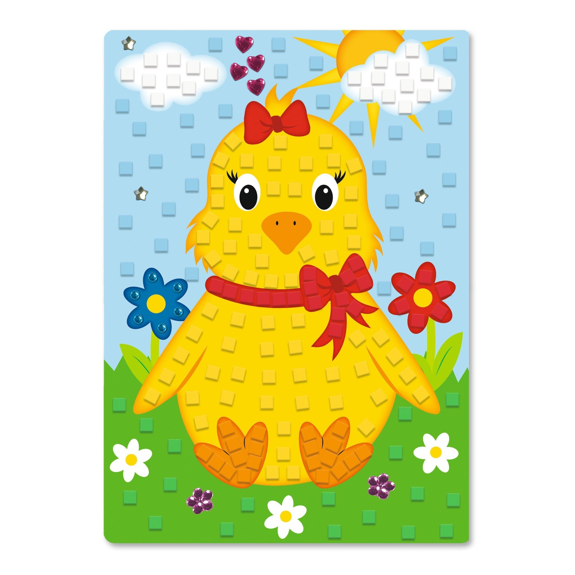 Moosgummi Mosaik "Küken" Ursus - malmichbuntbest.com