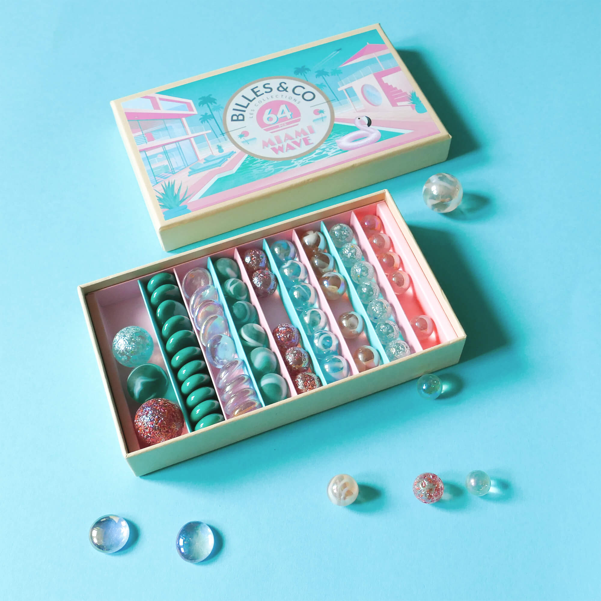 Murmel - Box Miami Wave Billes & Co - malmichbuntbest.com