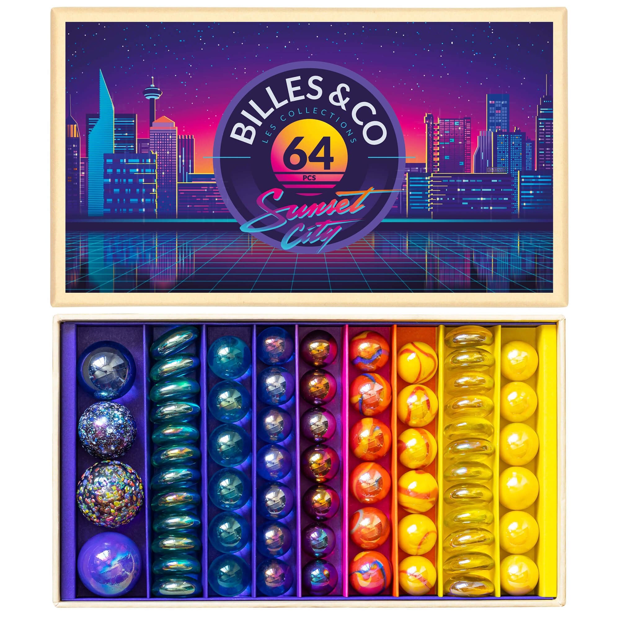 Murmel - Box Sunset City Billes & Co - malmichbuntbest.com