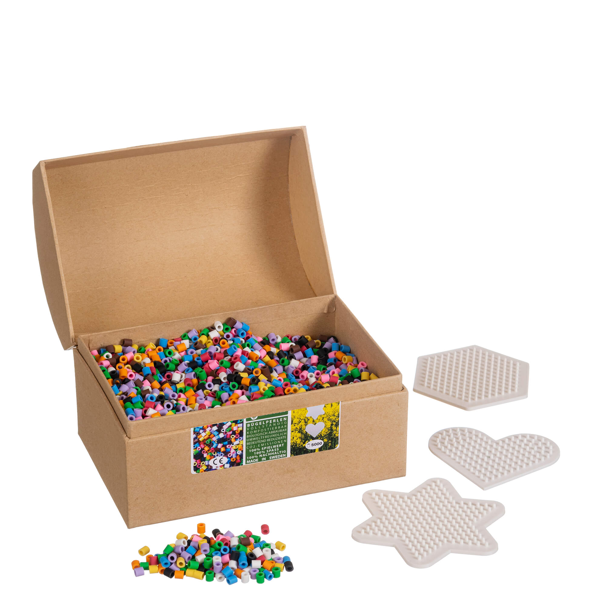 Nabbi 7000 Bio Bügelperlen + 3 Platten in Schachtel Nabbi - malmichbuntbest.com