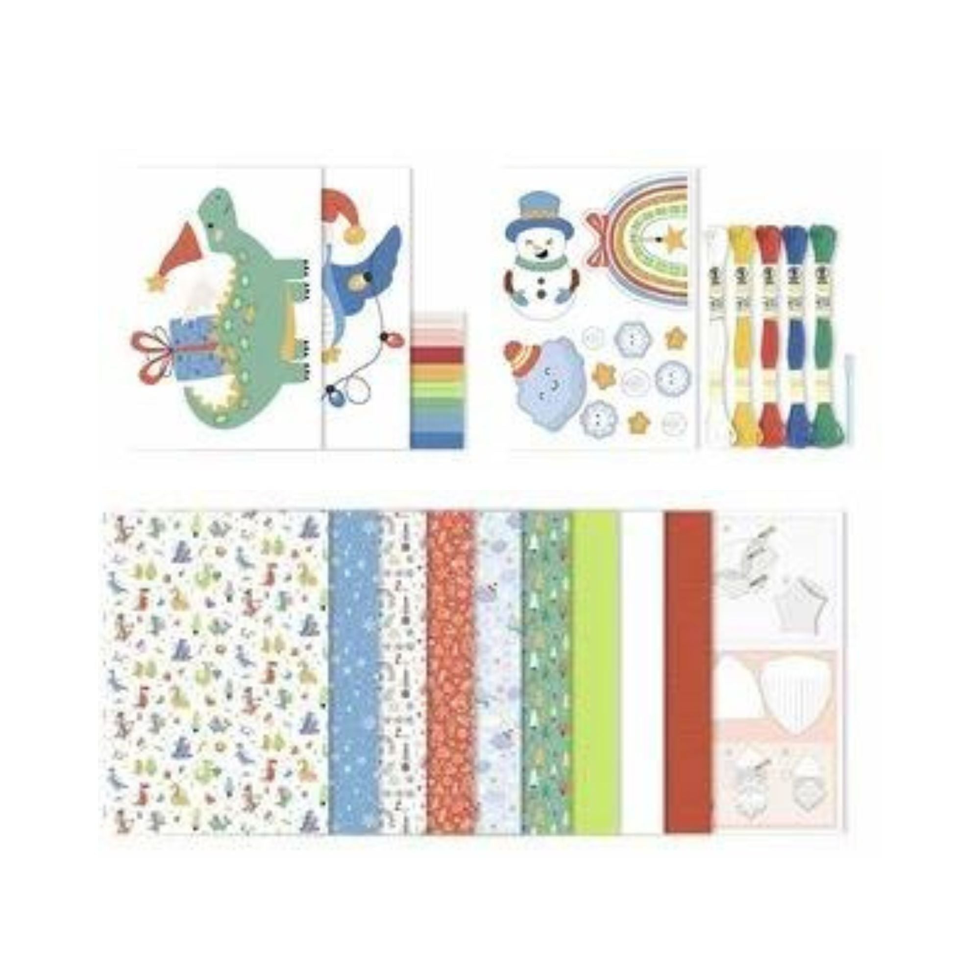 Papier - Bastelset "Winter holidays" Ursus - malmichbuntbest.com