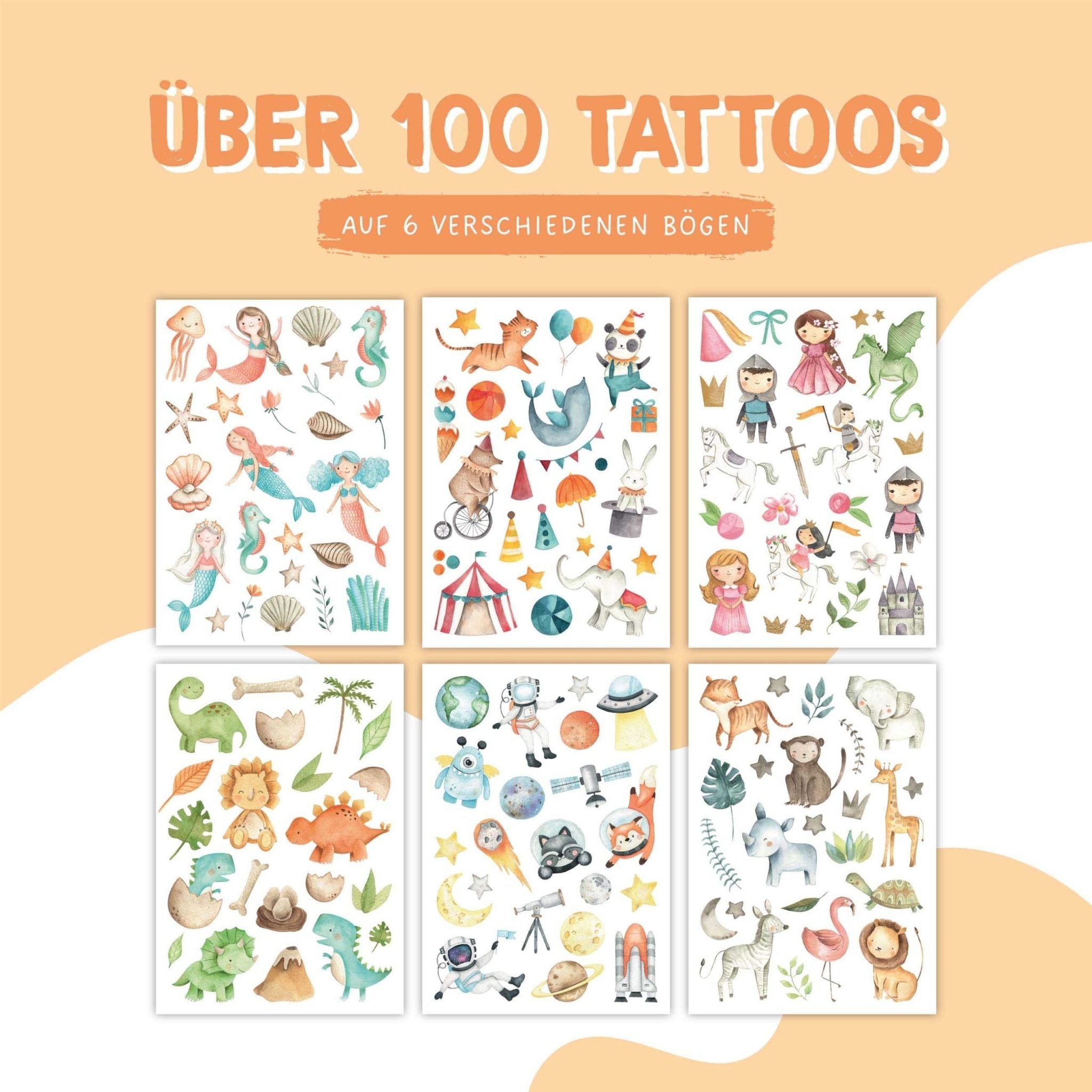Papierdrachen Kindertattoo Bunter Mix Papierdrachen - malmichbuntbest.com