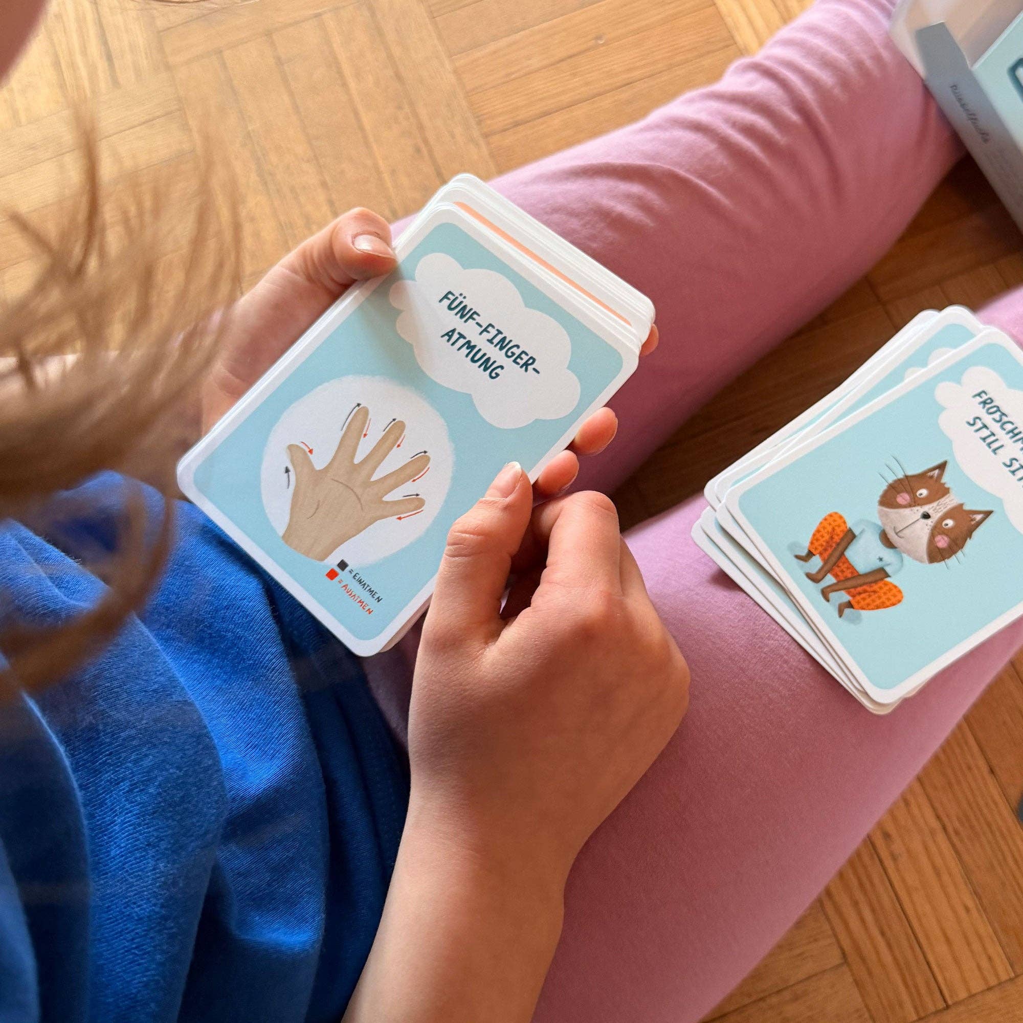 Pause im Kopf – Achtsamkeitskarten für Kinder Rüsselfuchs - malmichbuntbest.com