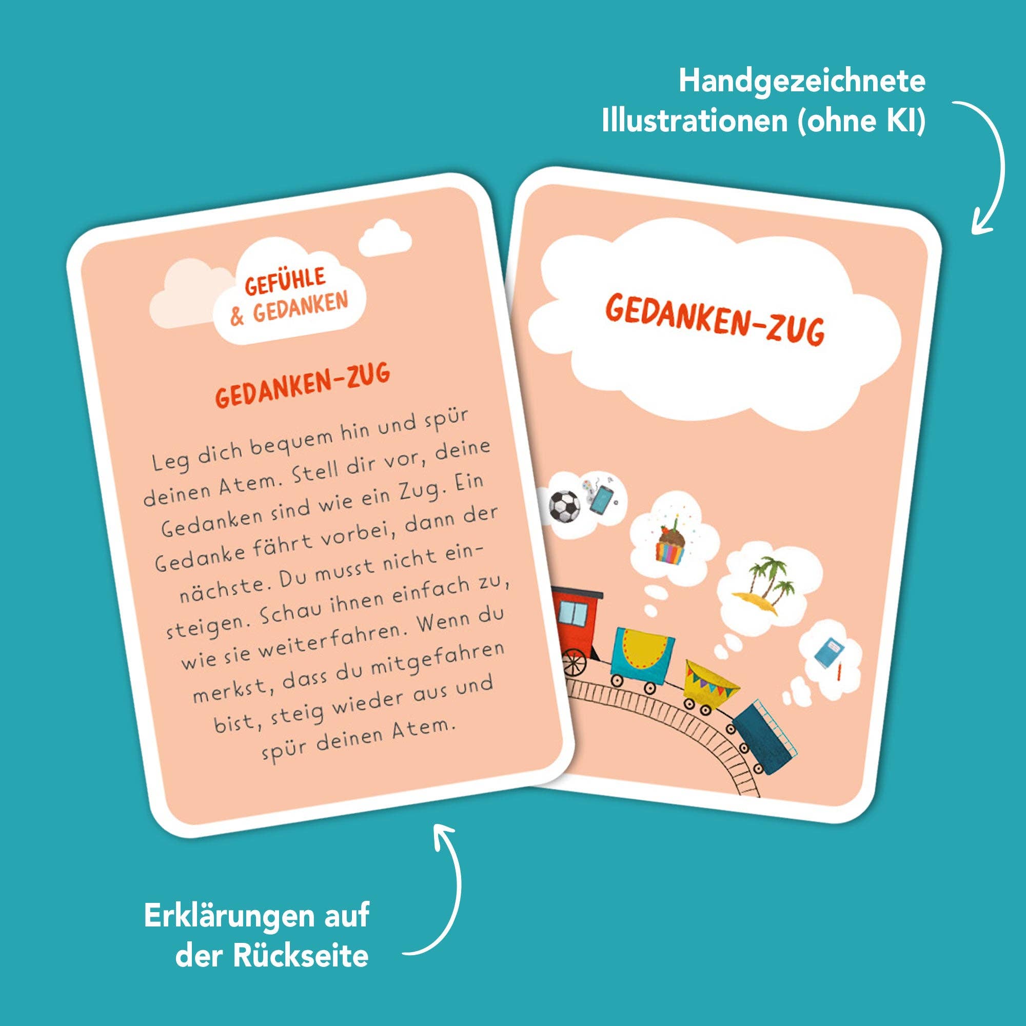 Pause im Kopf – Achtsamkeitskarten für Kinder Rüsselfuchs - malmichbuntbest.com