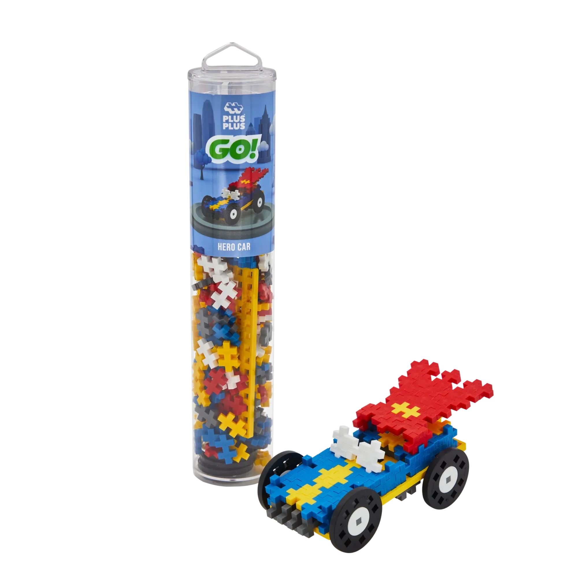 Plus-Plus 200 Kreativ Bausteine GO! Auto Hero Plus Plus - malmichbuntbest.com