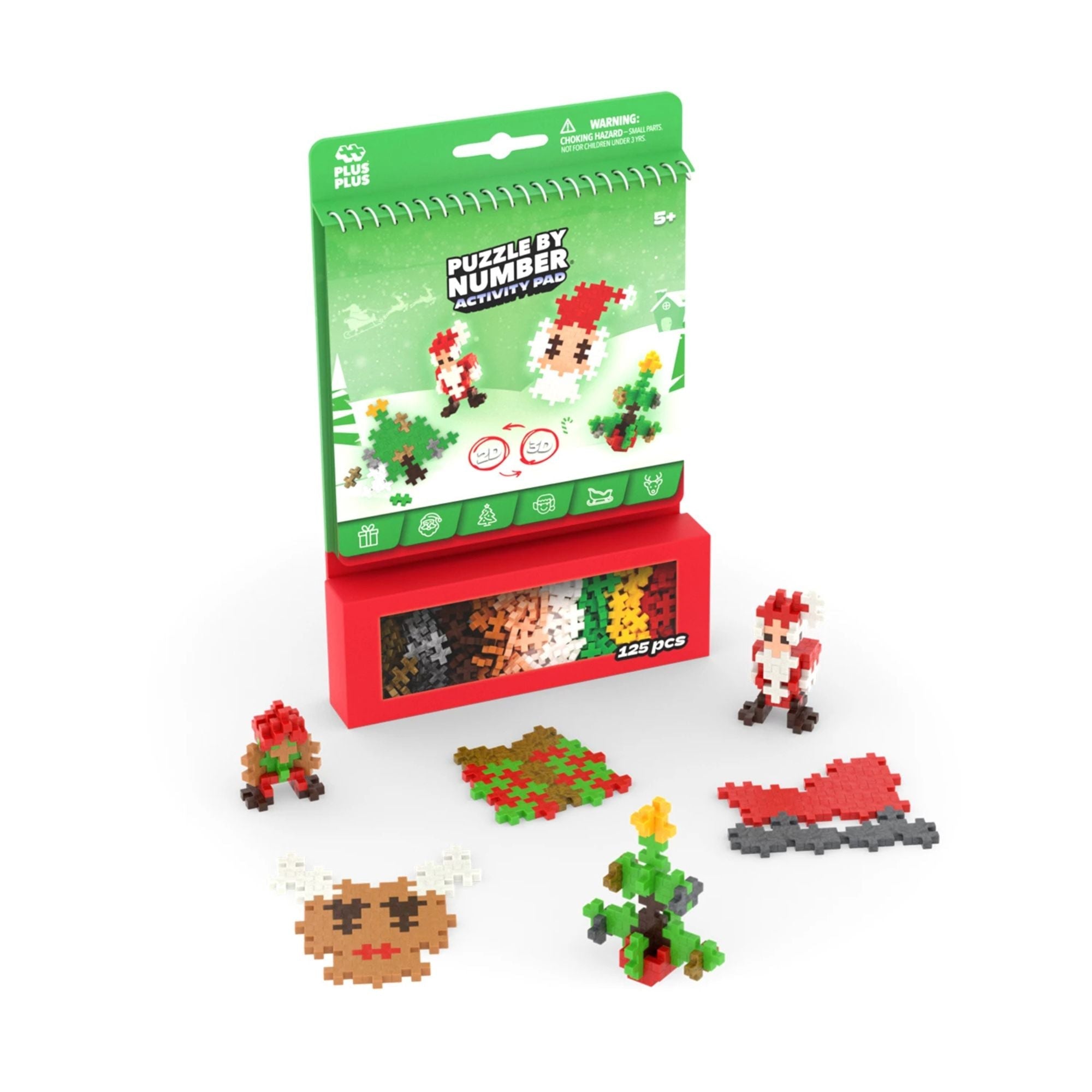 Plus-Plus Activity Pad - Weihnachten Plus Plus - malmichbuntbest.com