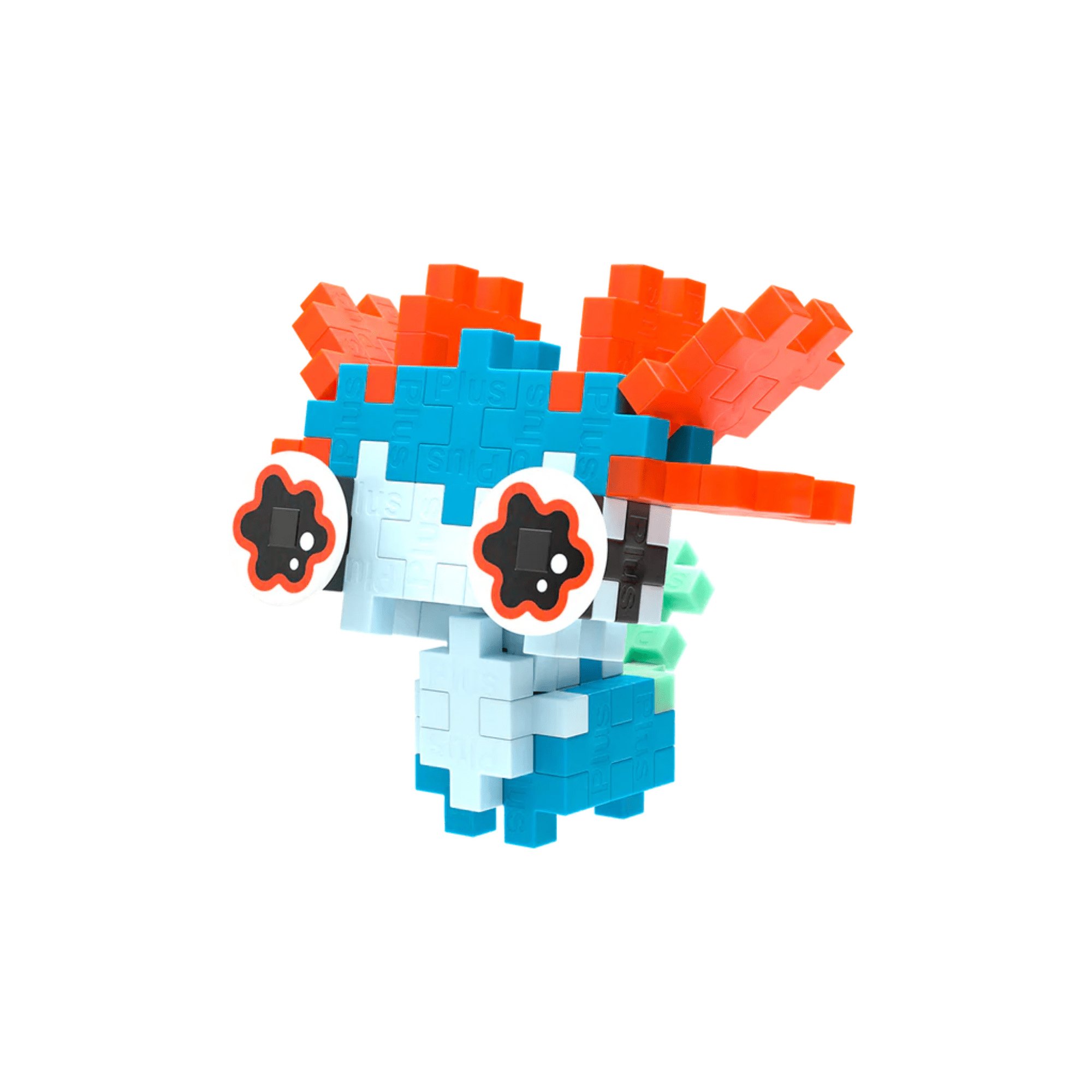Plus - Plus Kreativ Bausteine Haustiere - Axolotl (blau) Plus Plus - malmichbuntbest.com