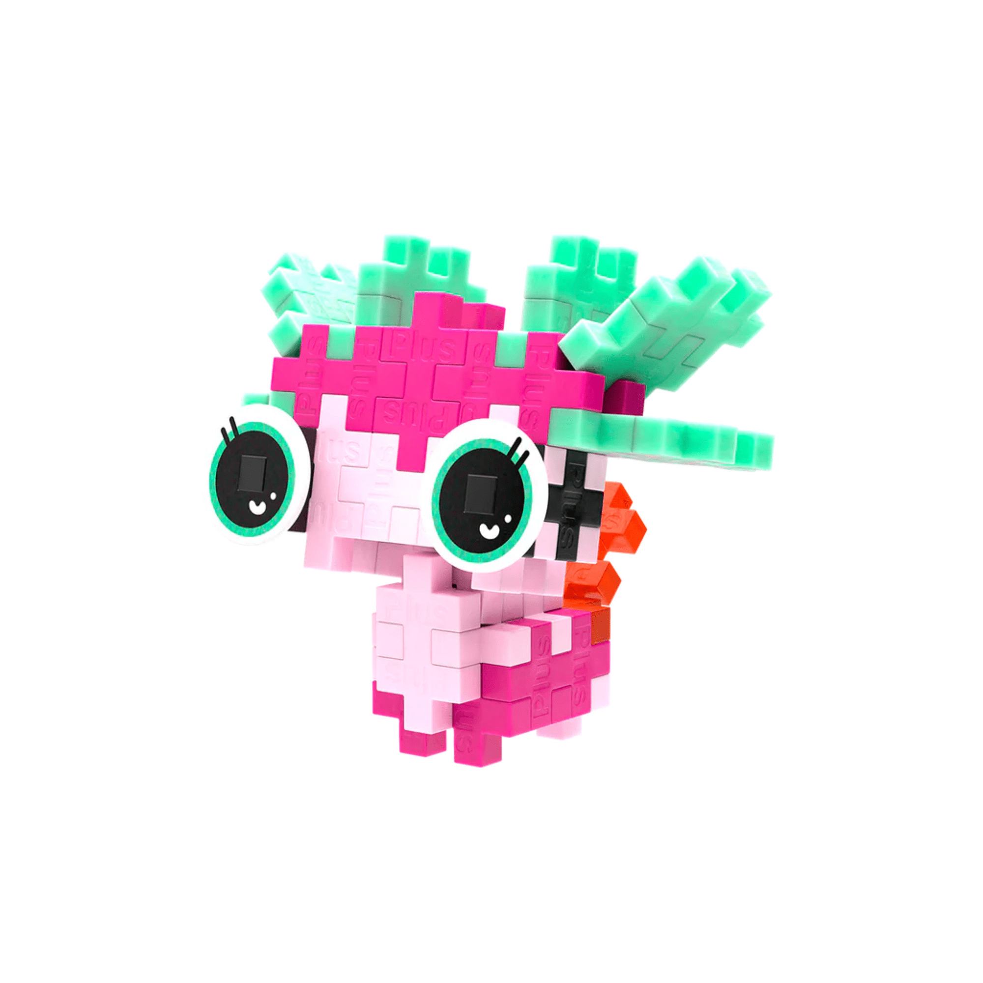 Plus - Plus Kreativ Bausteine Haustiere - Axolotl (rosa) Plus Plus - malmichbuntbest.com