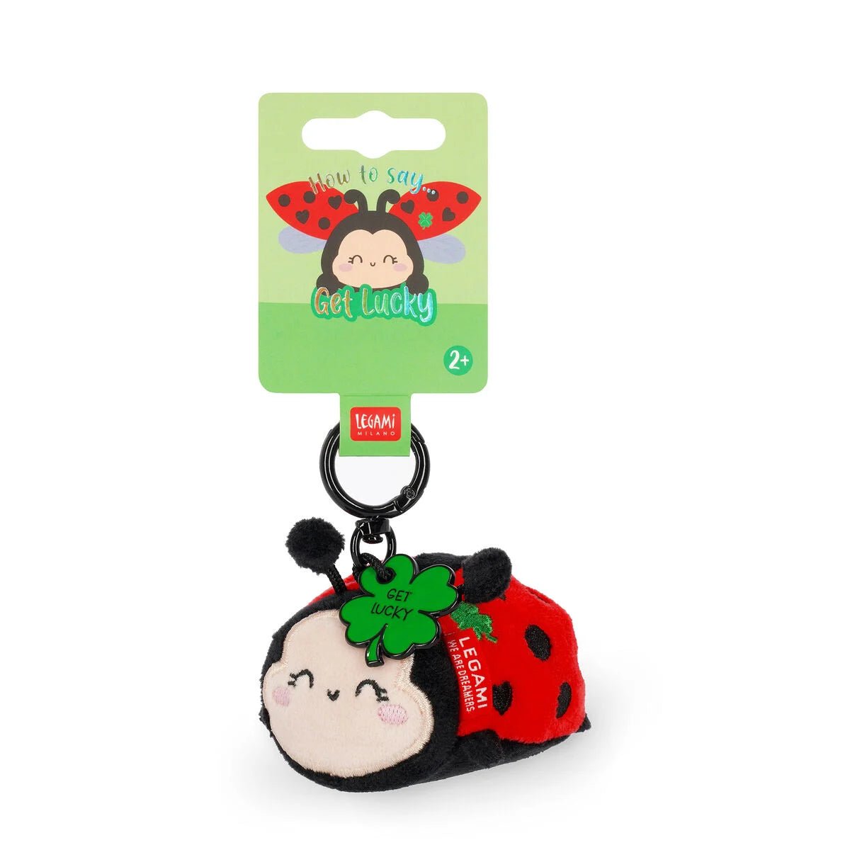 Plüsch - Schlüsselanhänger Marienkäfer - Tiny Super Soft! Legami - malmichbuntbest.com