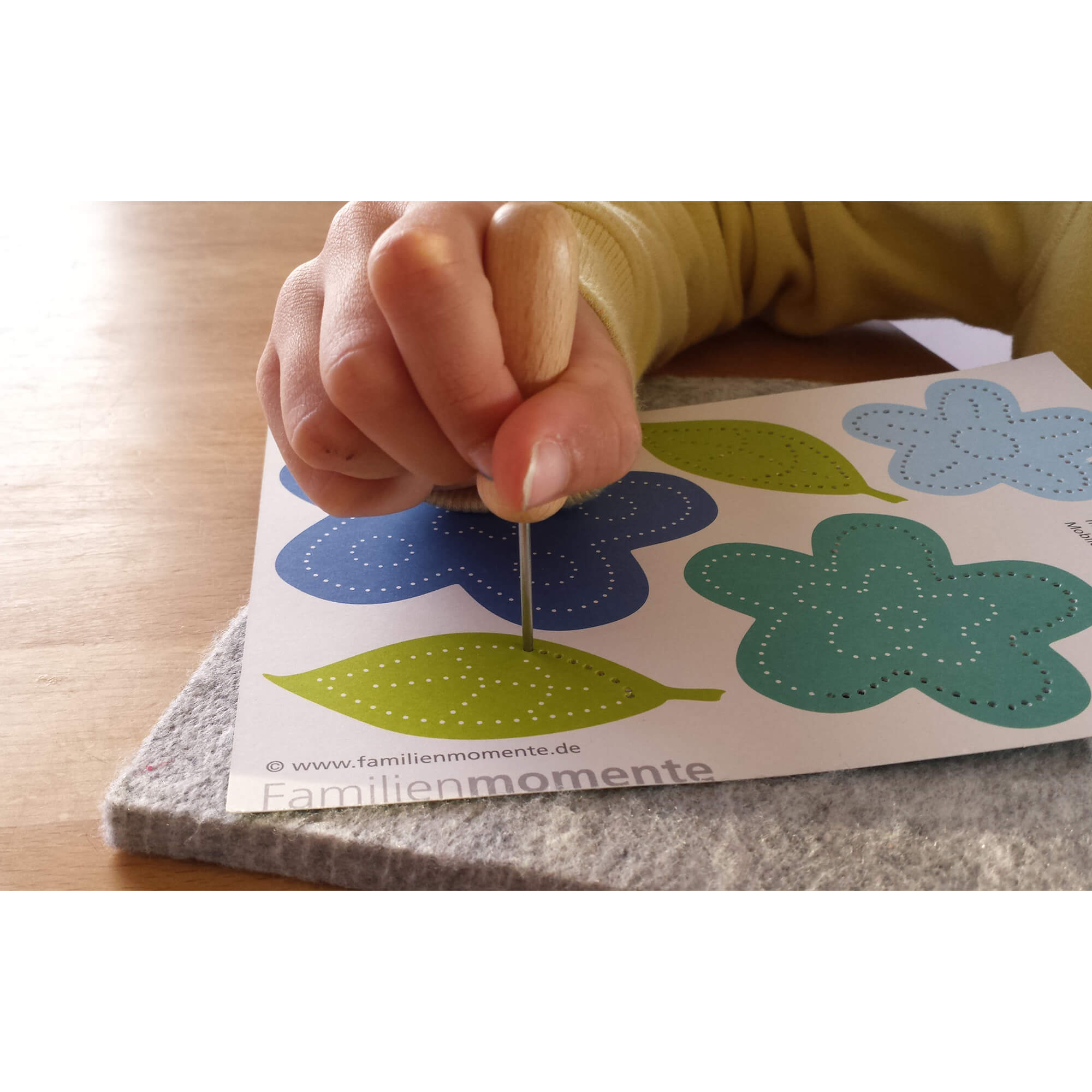Prickeln für Kinder - 10 Prickelvorlagen Frühling Familienmomente - malmichbuntbest.com
