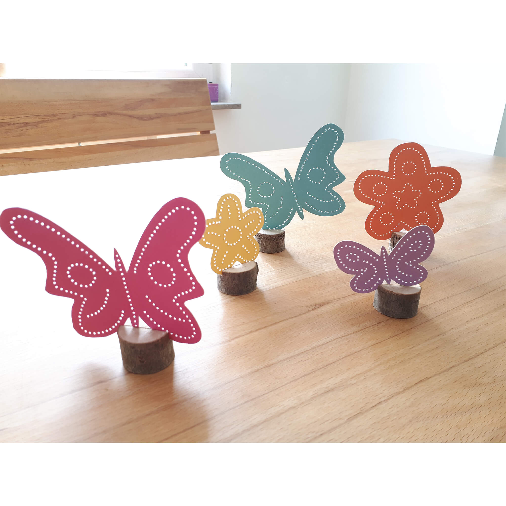 Prickeln für Kinder - Prickelset Blumenwiese Familienmomente - malmichbuntbest.com